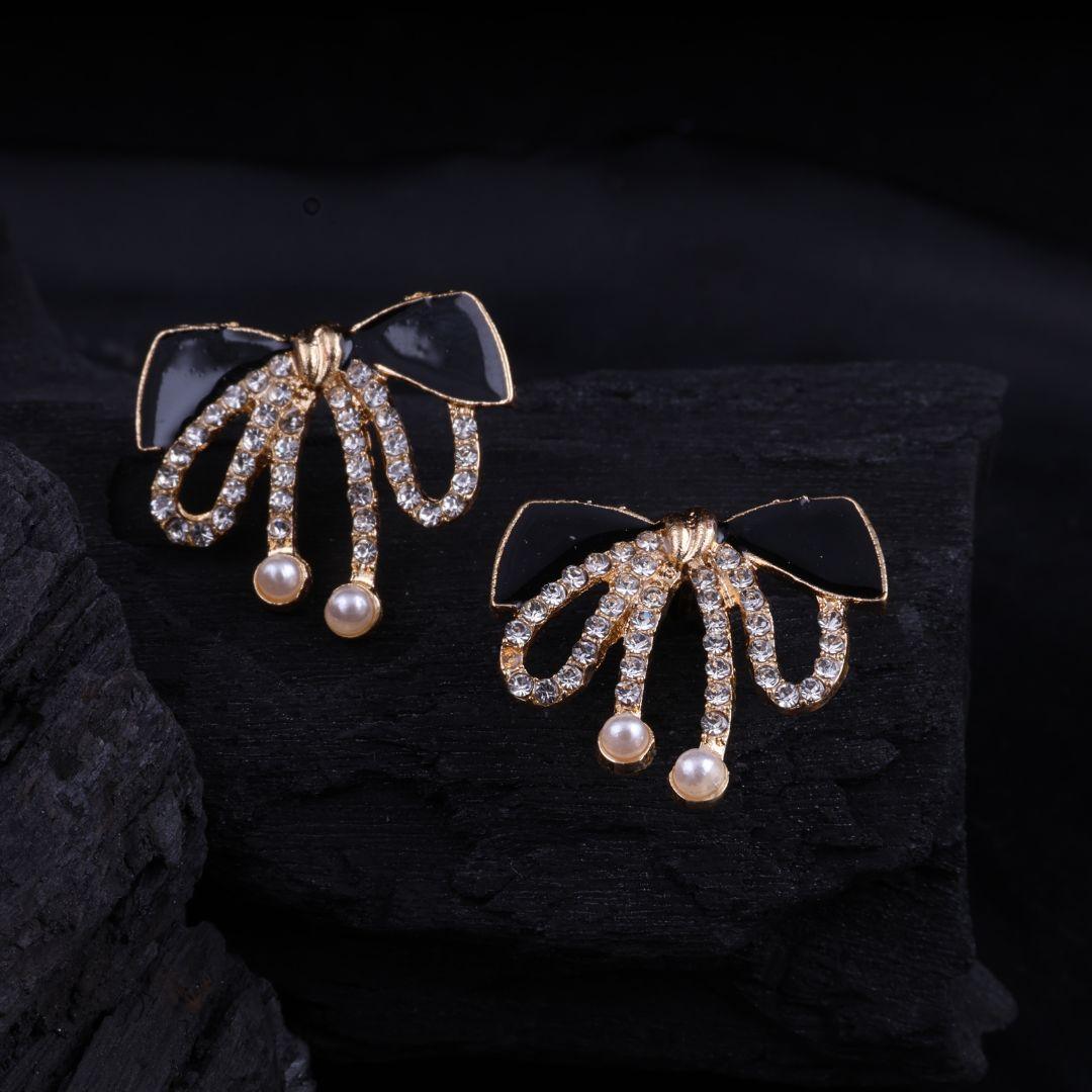 Bling Blogger Bow Earring