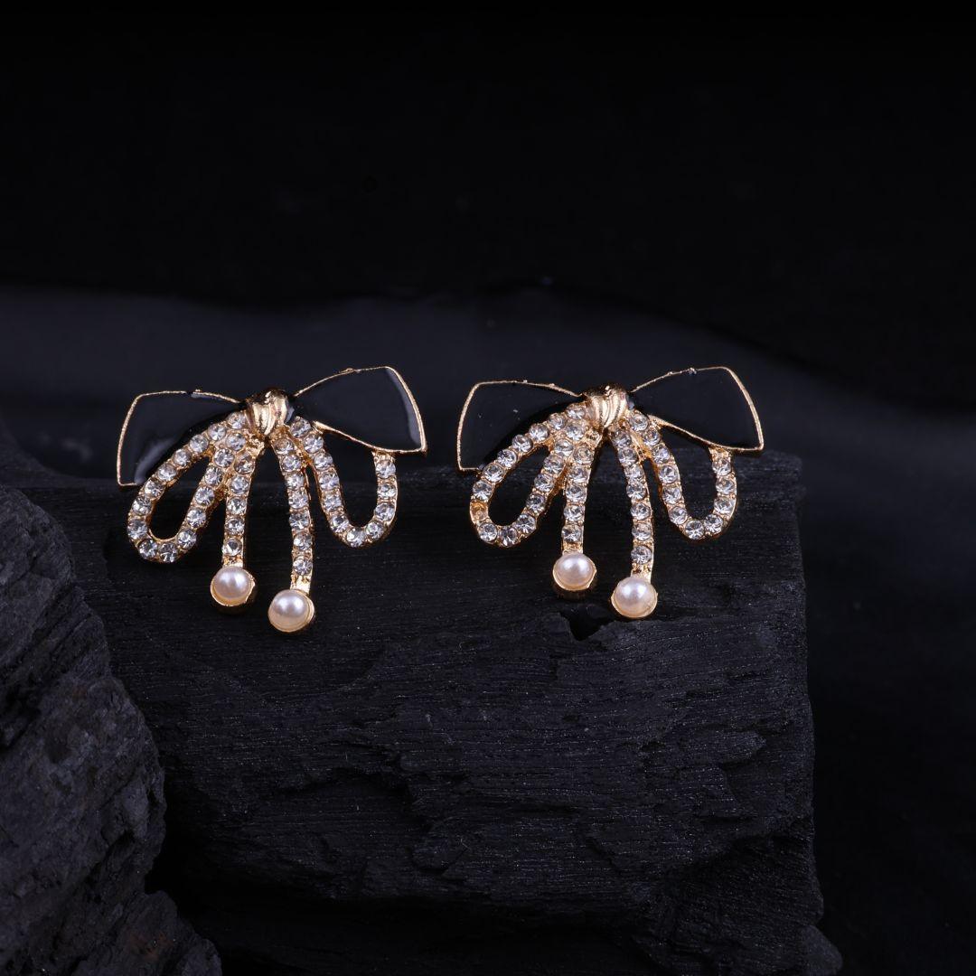 Bling Blogger Bow Earring