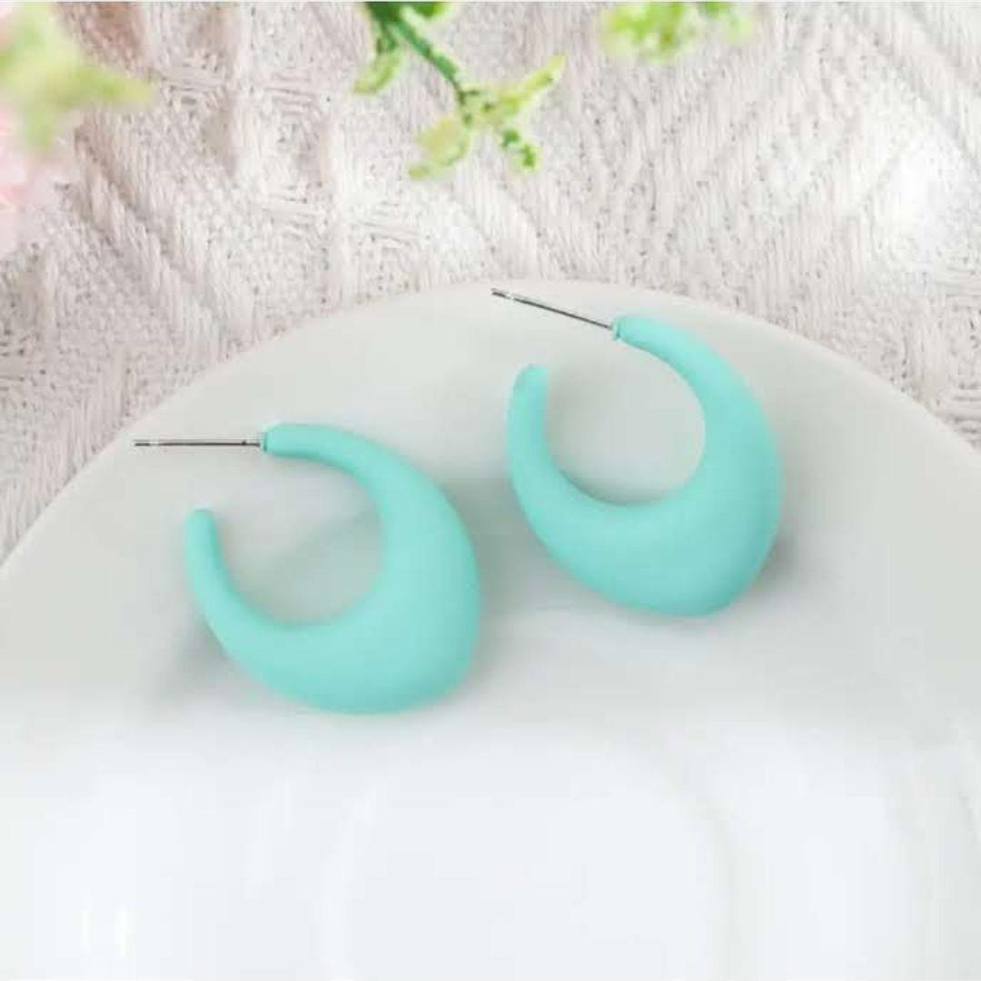 Blind Date coloured Hoop Earrings