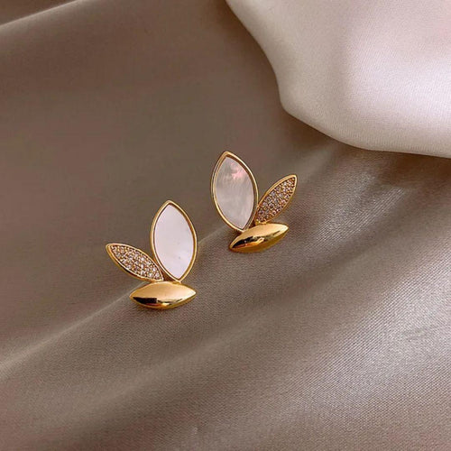Leaf Stud Earrings