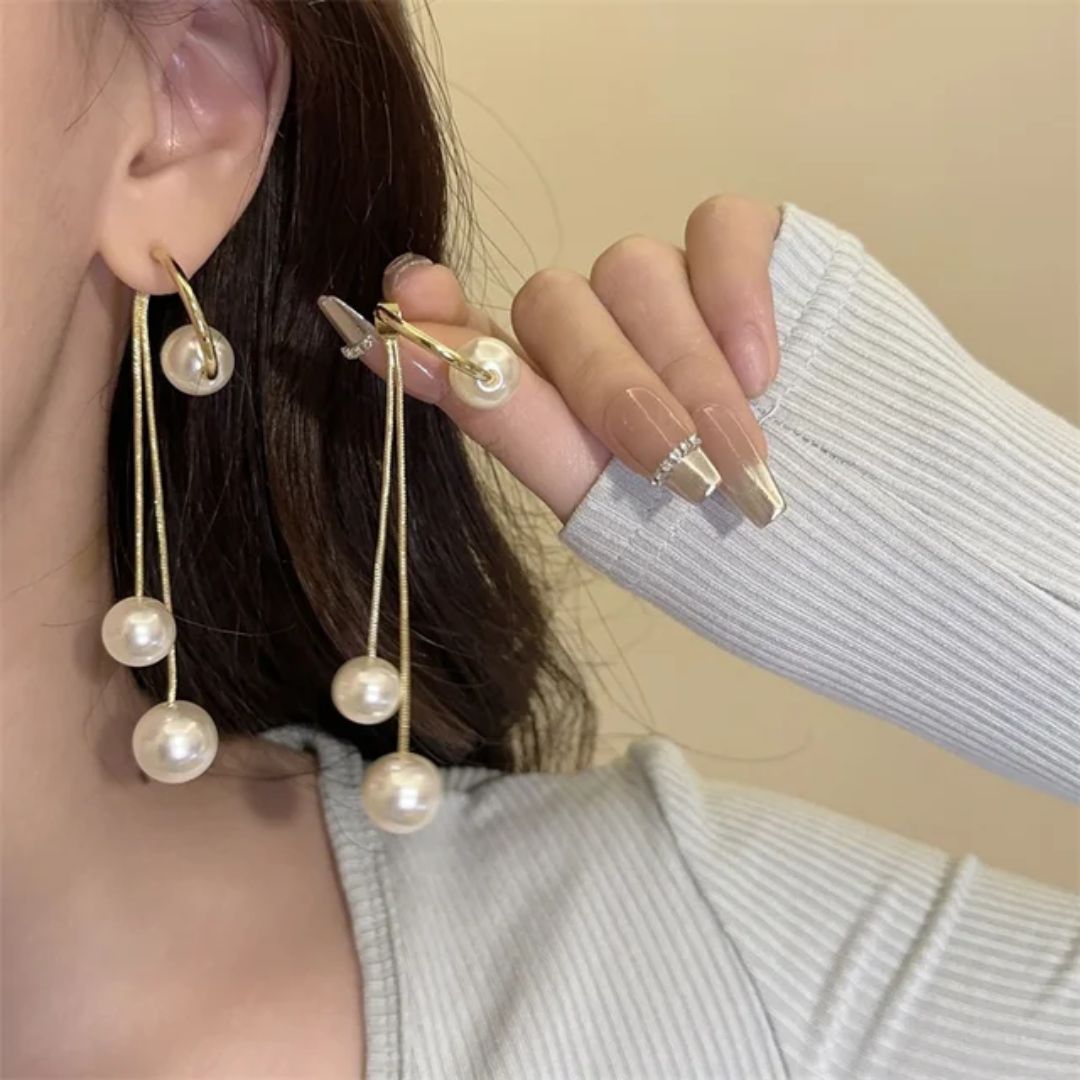 A Pearl Of Wisdom Drop Earrings