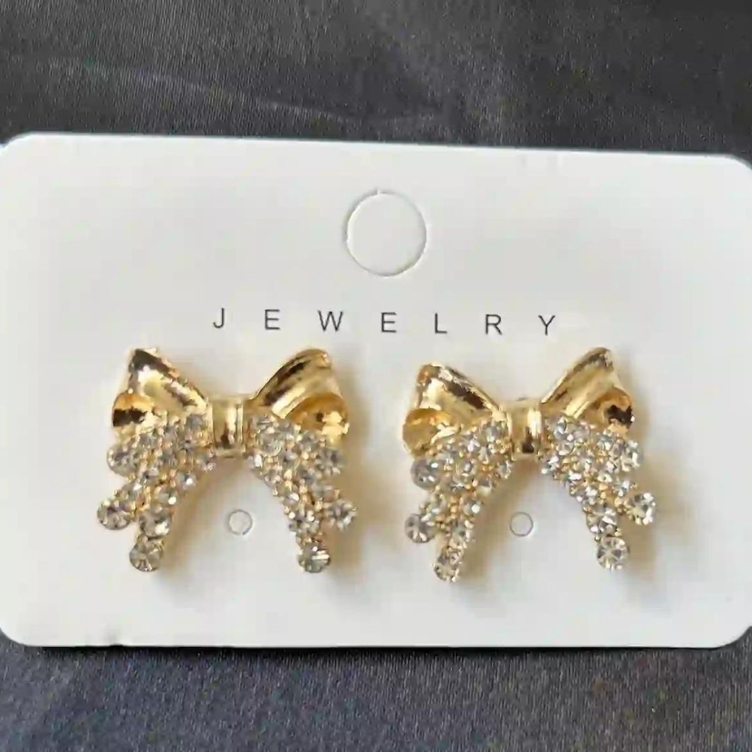 Bling Blogger Bow Earring