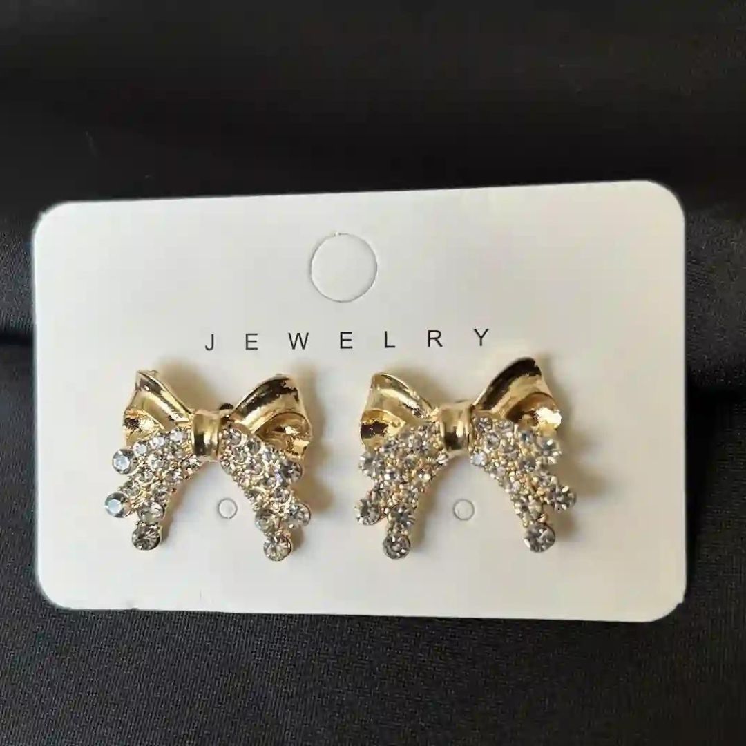 Bling Blogger Bow Earring