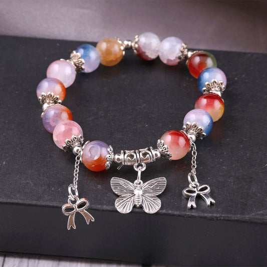 Butterfly Quirky Beads Bracelet