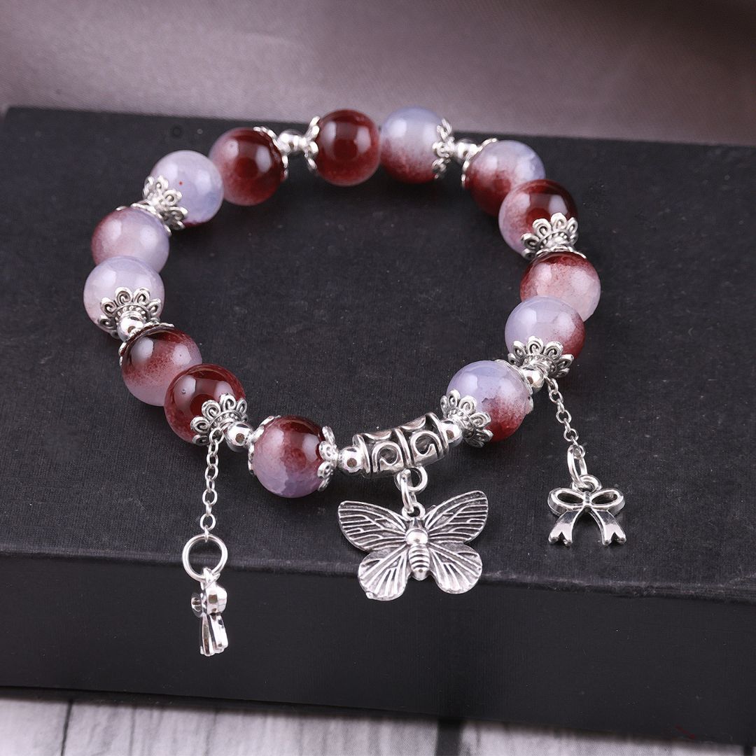 Butterfly Quirky Beads Bracelet