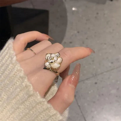 Cut The Crap Flower Ring