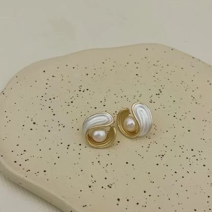 Pearl Stud Earrings