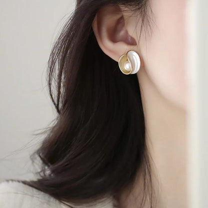 Pearl Stud Earrings