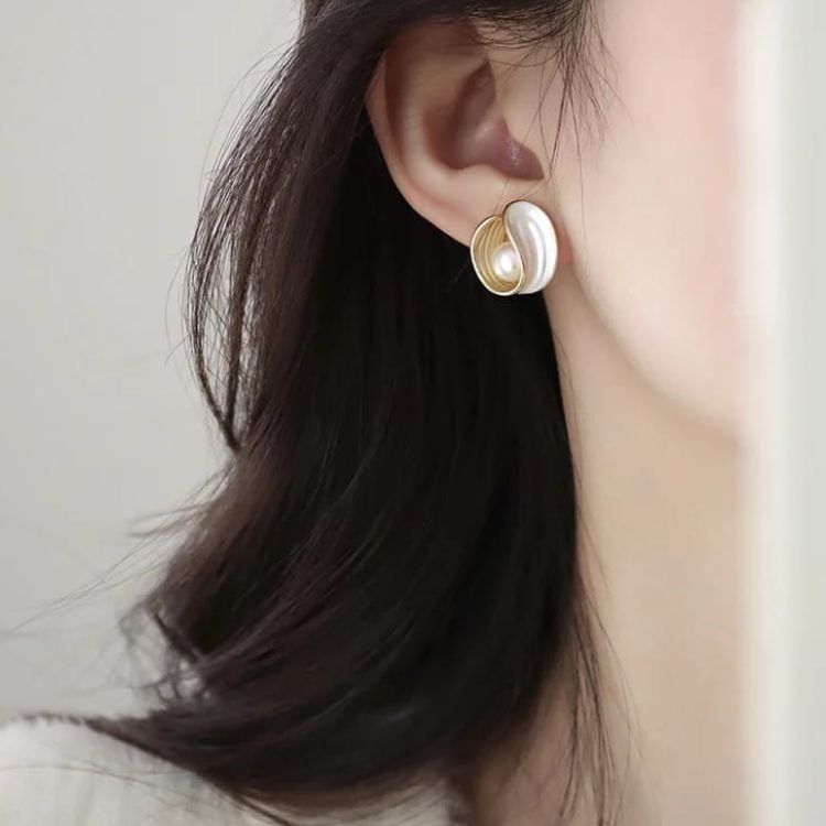 Pearl Stud Earrings