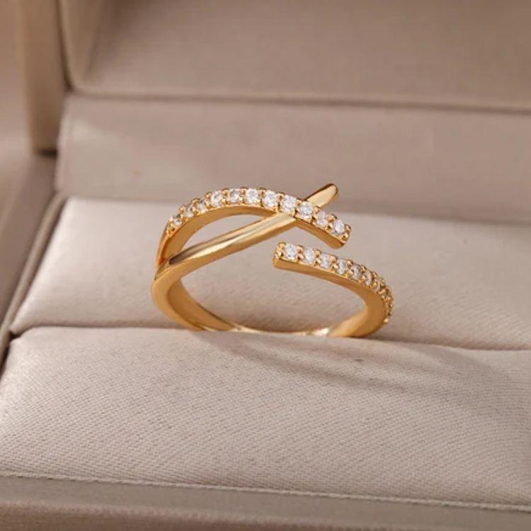 Glitter Drop Ring