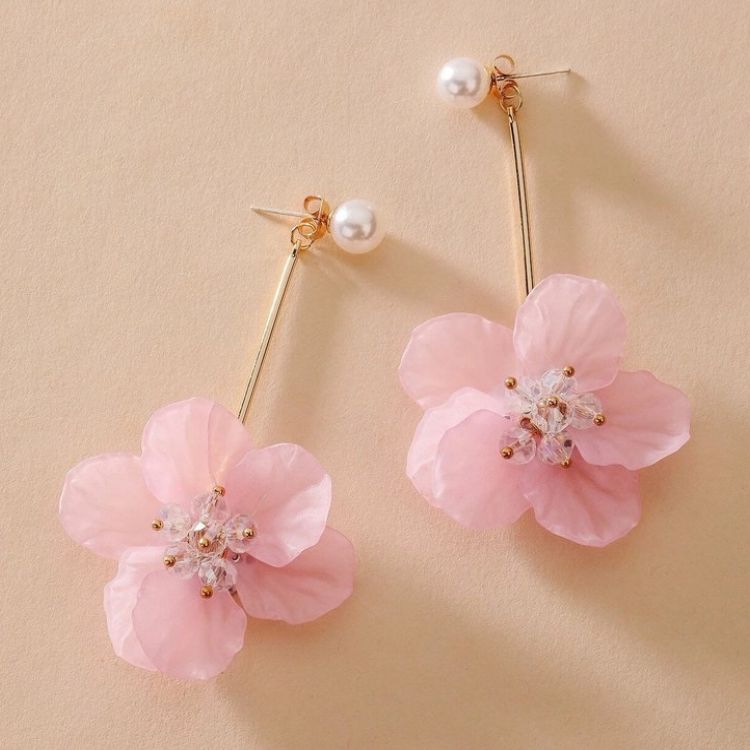 Cut The Crap Flower Earrings