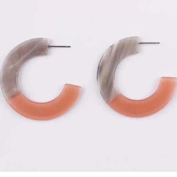 Blind Date coloured Hoop Earrings