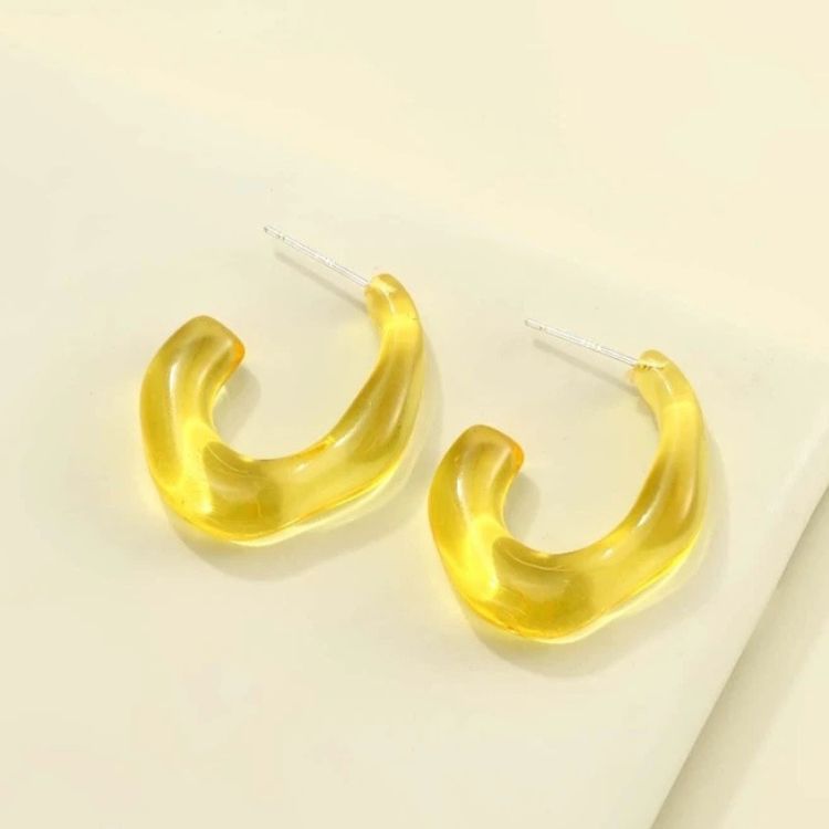 Blind Date coloured Hoop Earrings