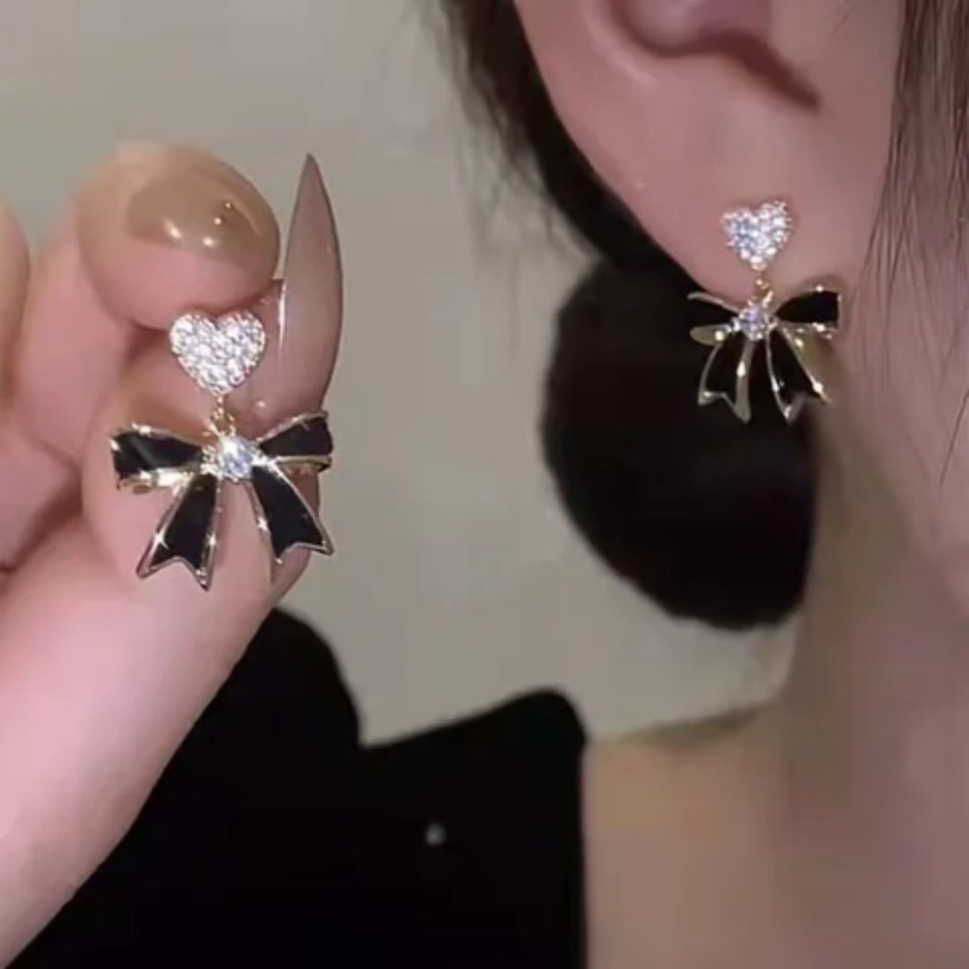 Bling Blogger Bow Earring