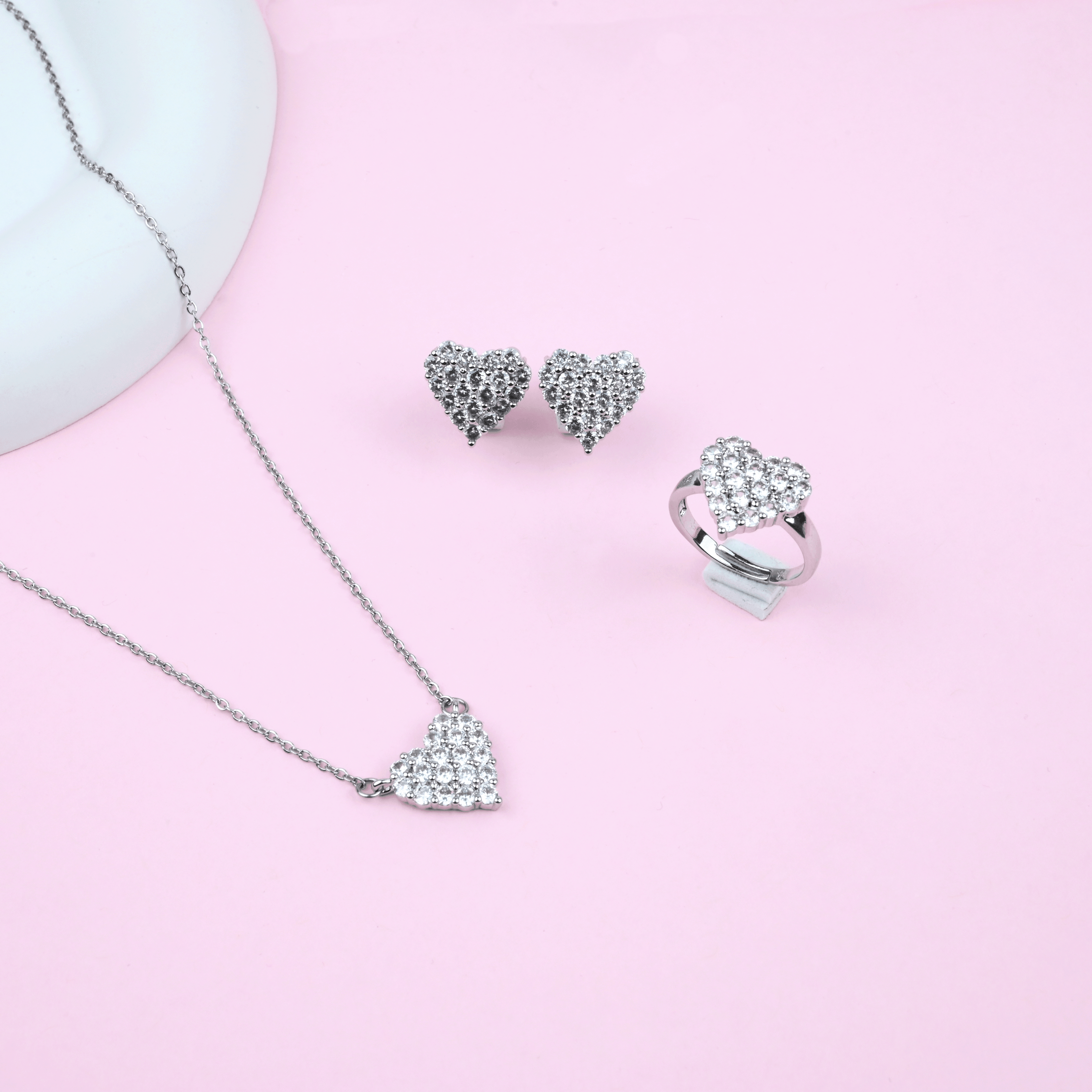 Bling Heart Combo Gift Set