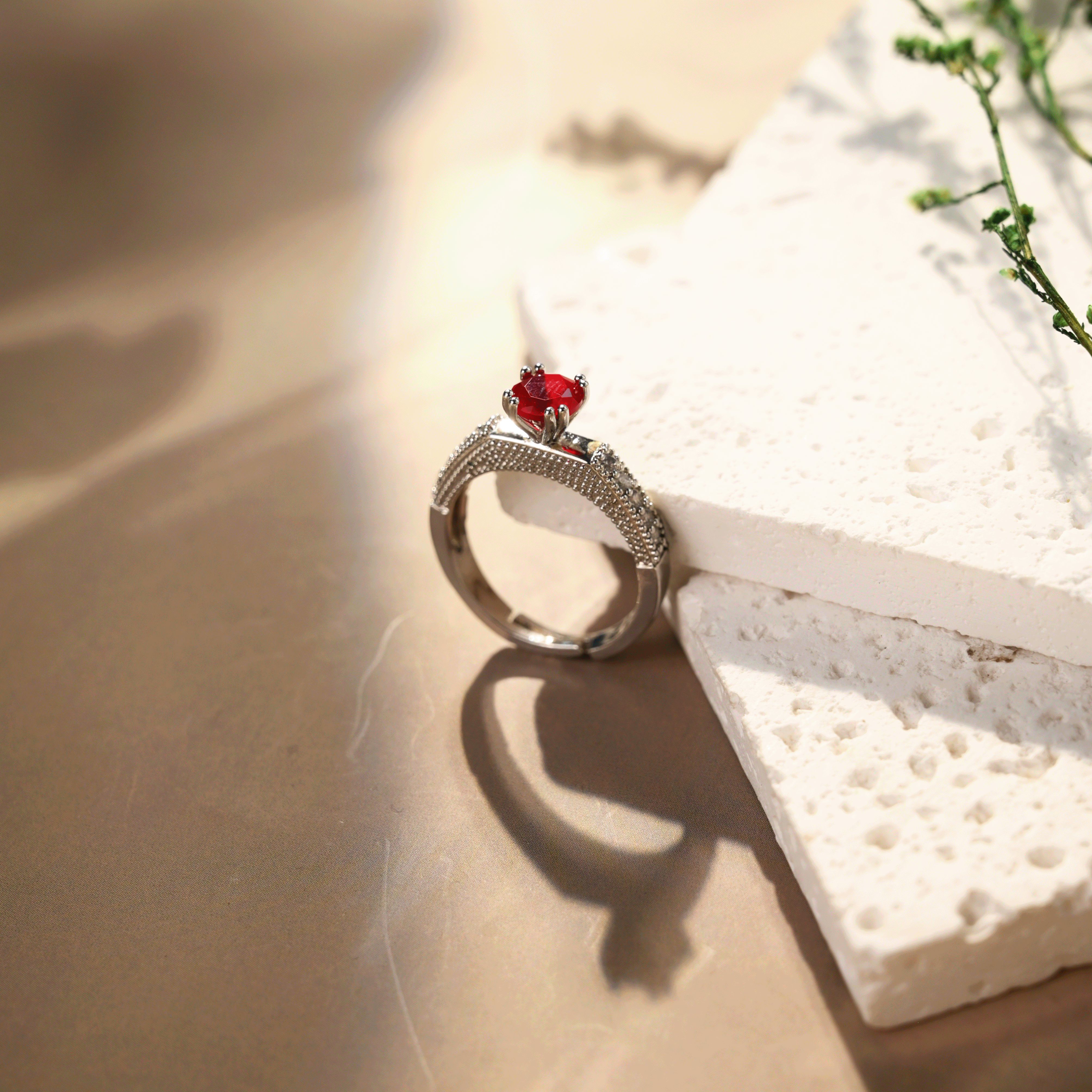 Red Desire Stone Ring