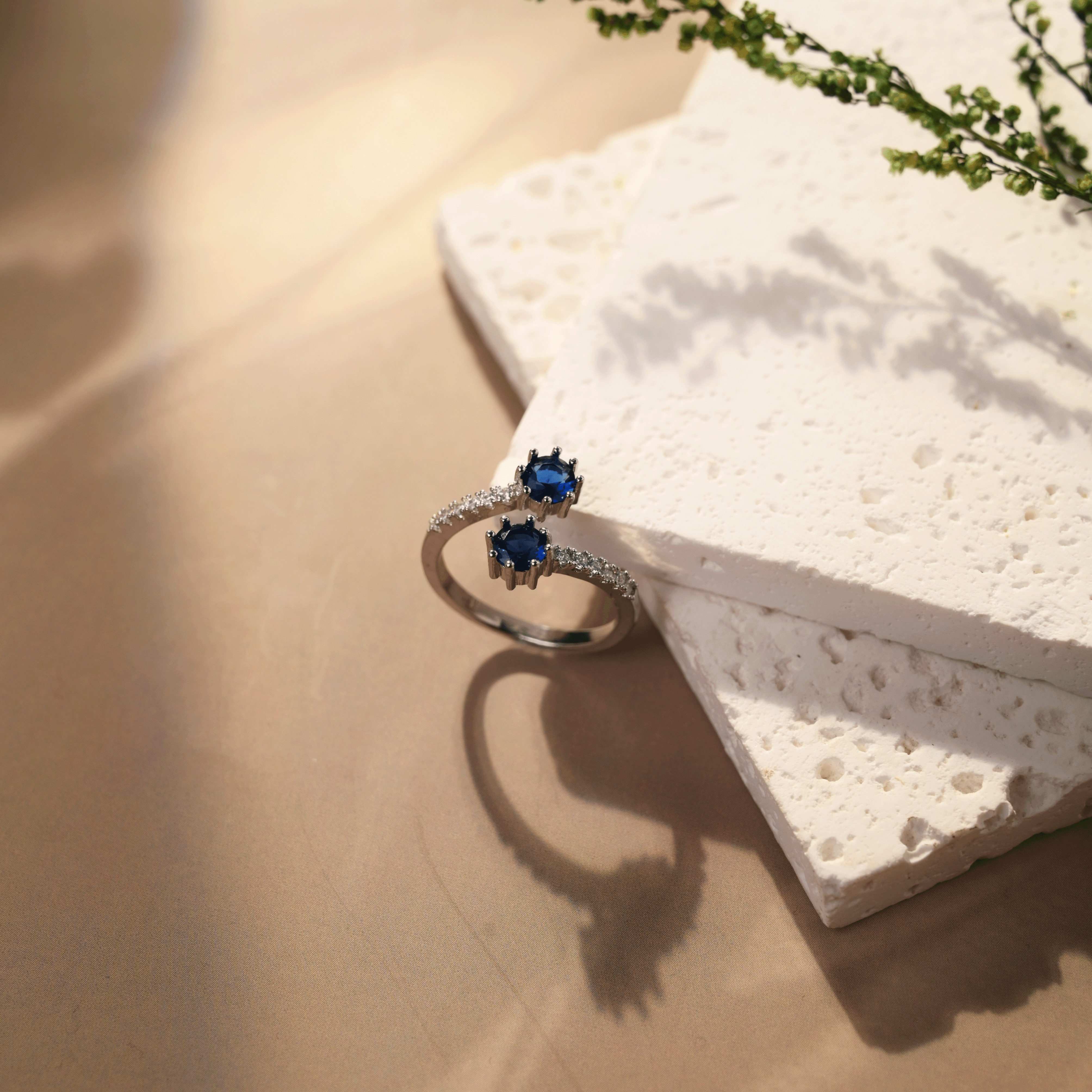 Blue Horizon Stone Ring