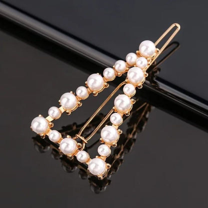 Rhinestone Pearl Hair Clips (pack of 2)