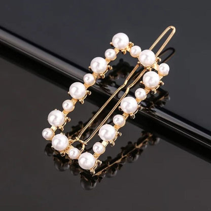 Rhinestone Pearl Hair Clips (pack of 2)