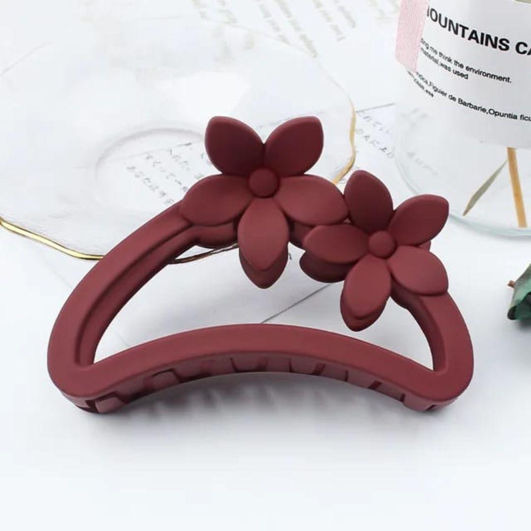 Matte Flower Hair claw (Pack of 1)