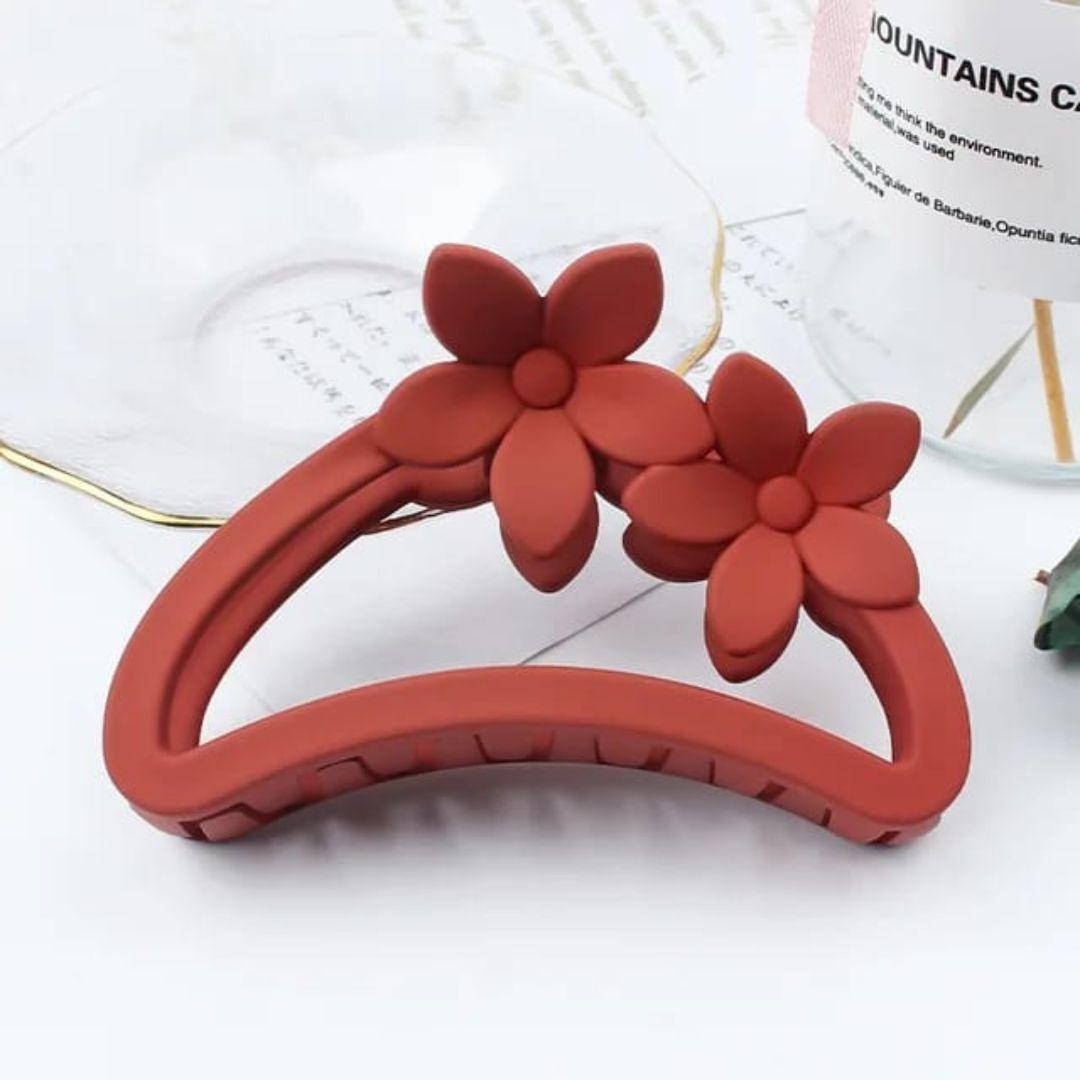 Matte Flower Hair claw (Pack of 1)