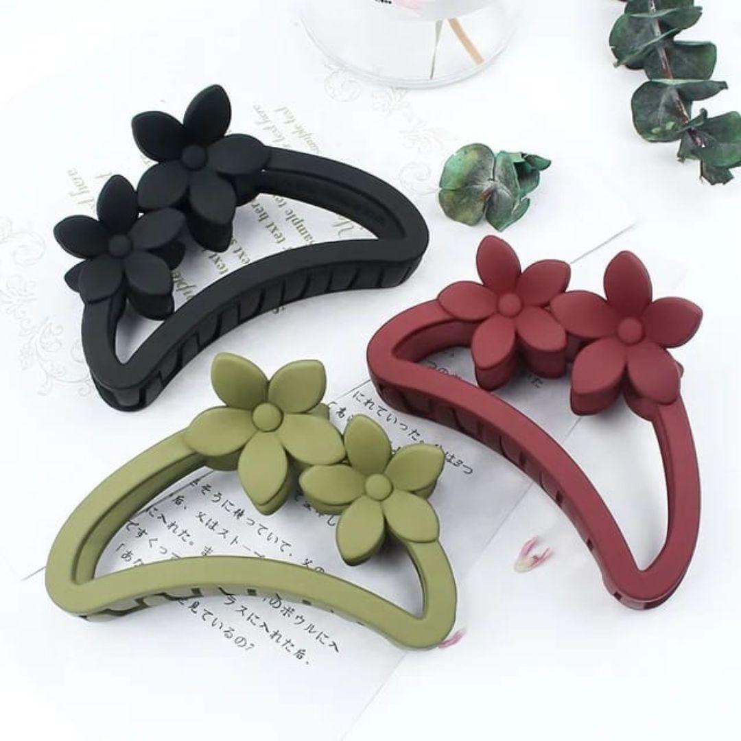 Matte Flower Hair claw (Pack of 1)