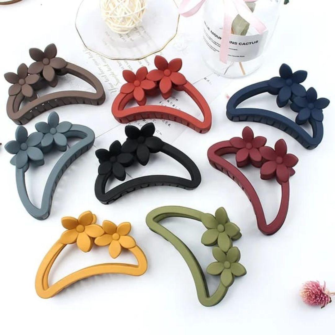 Matte Flower Hair claw (Pack of 1)