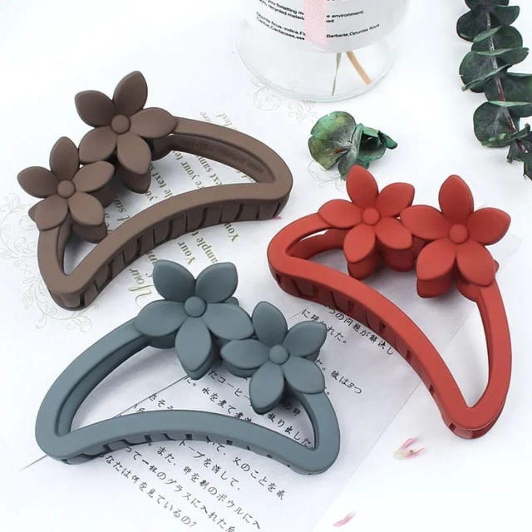 Matte Flower Hair claw (Pack of 1)