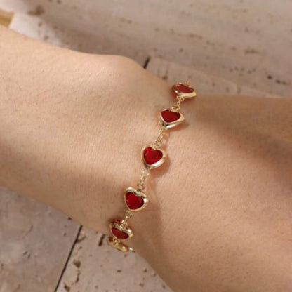 Bling Blogger Heart Chain Bracelet