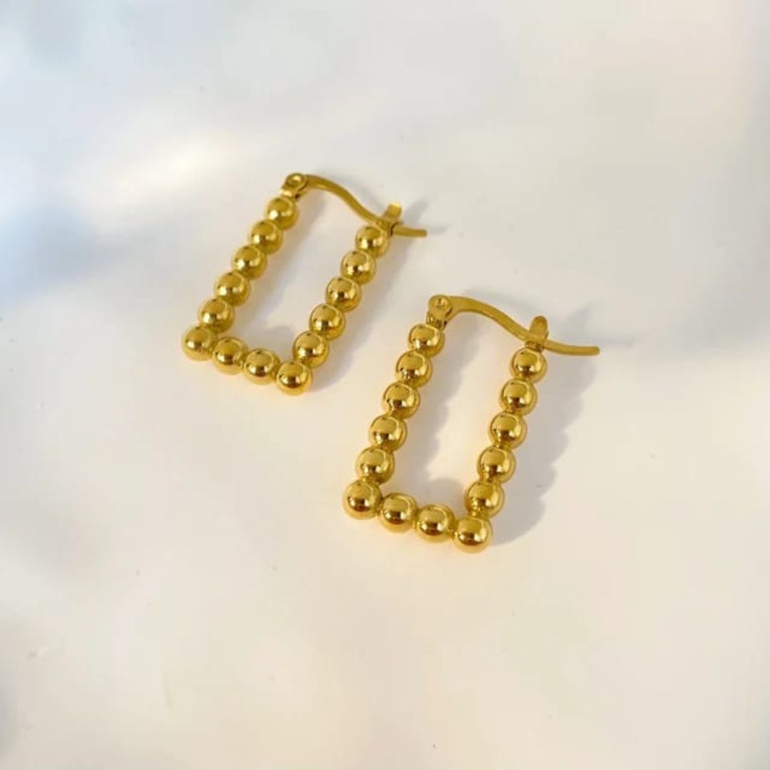 As Pretty As Gold Hoop Earrings