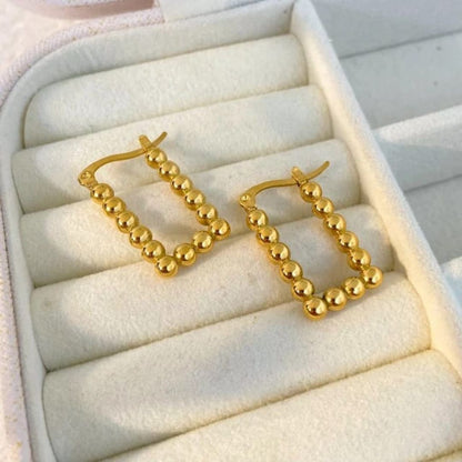 As Pretty As Gold Hoop Earrings