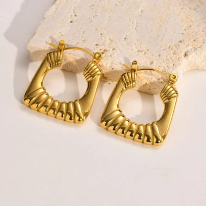 As Pretty As Gold Hoop Earrings