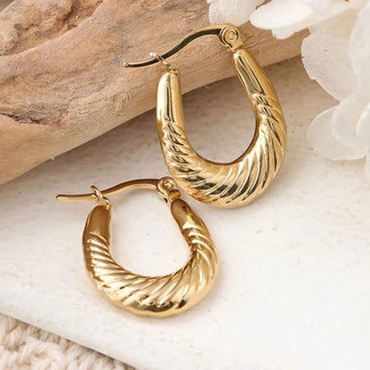 Gold Hoop Earrings