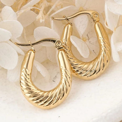 Gold Hoop Earrings