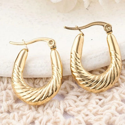 Gold Hoop Earrings