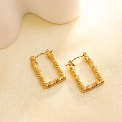 Golden Hoop Earrings