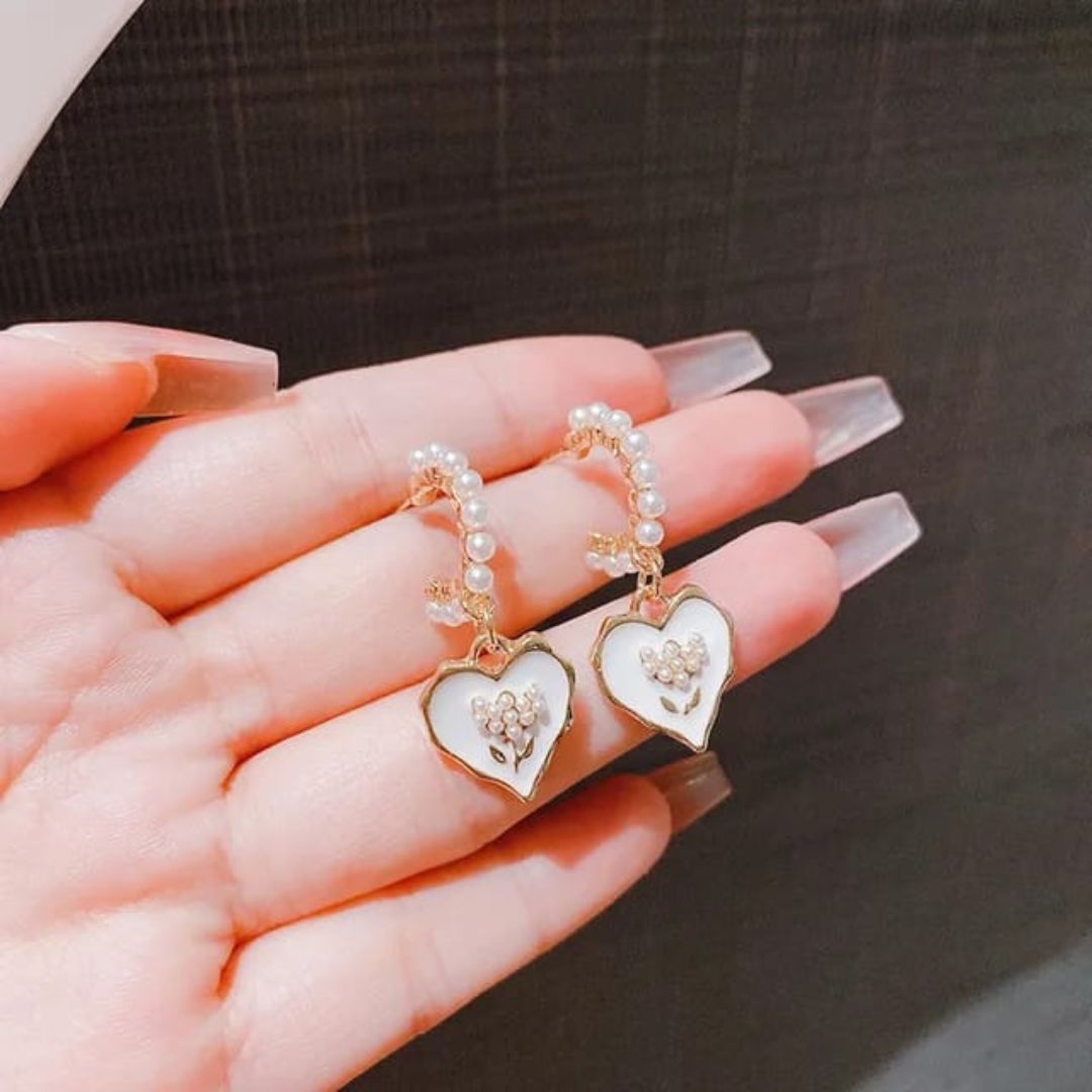 Princess Heart Earrings