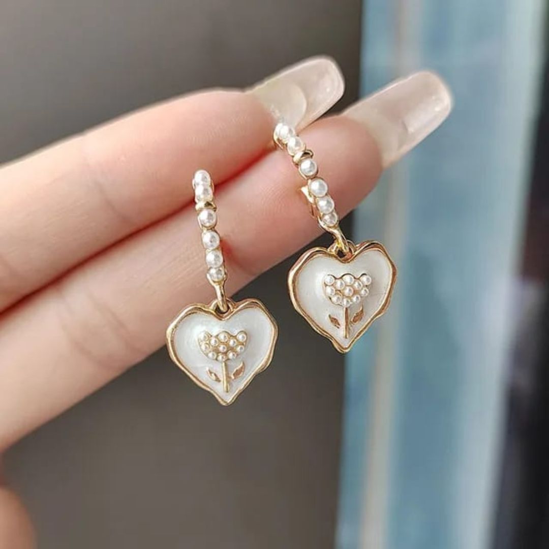 Princess Heart Earrings