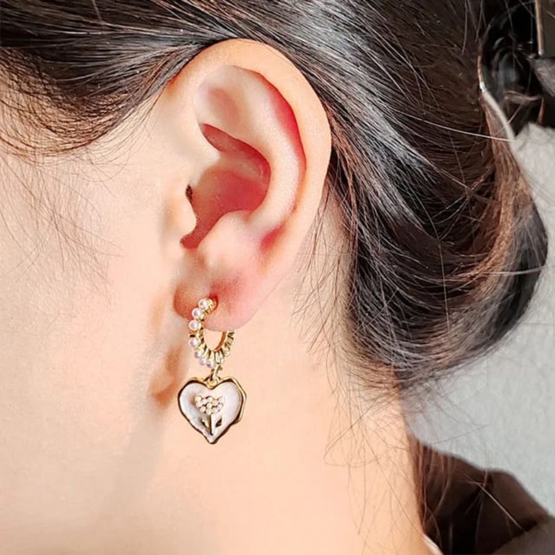 Princess Heart Earrings