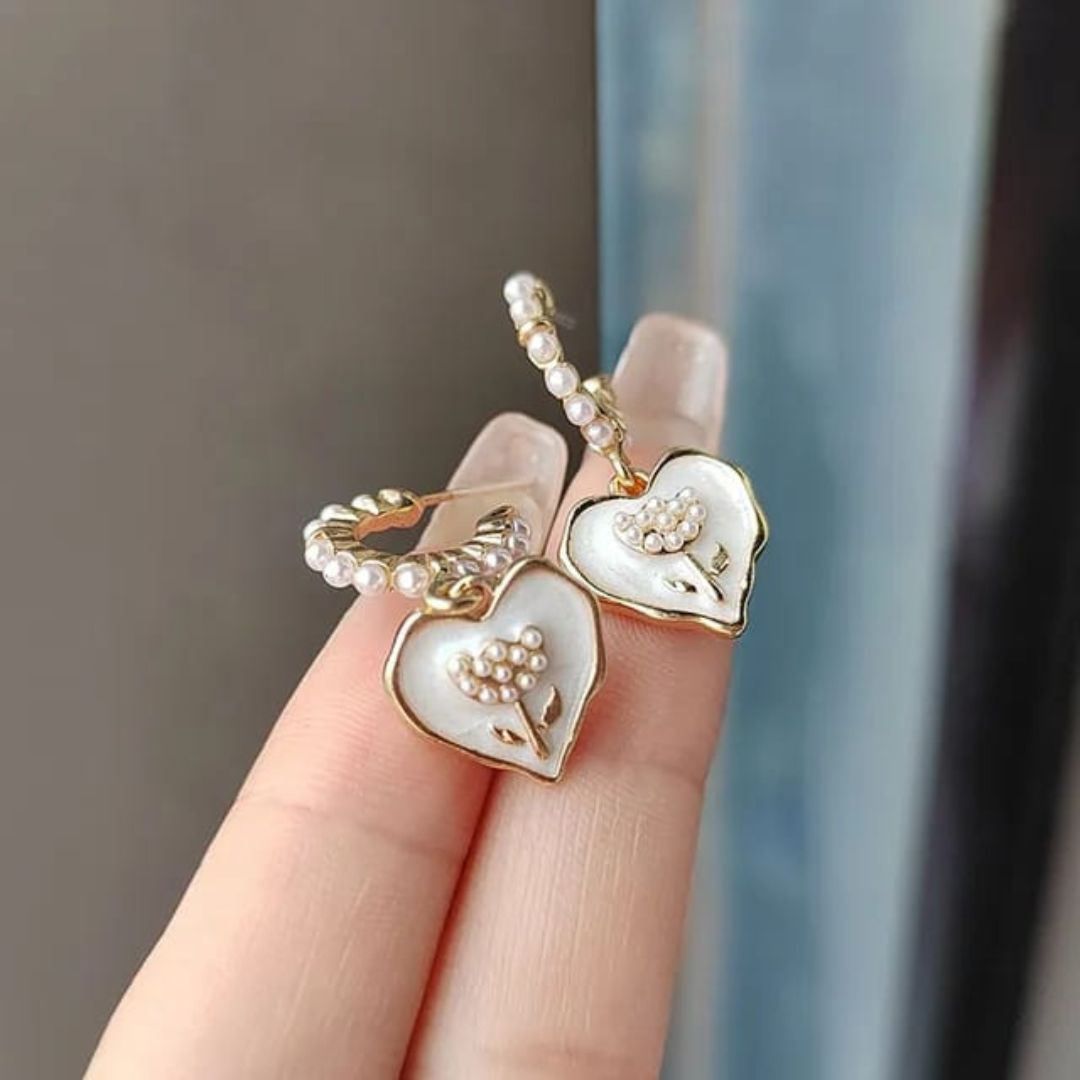 Princess Heart Earrings