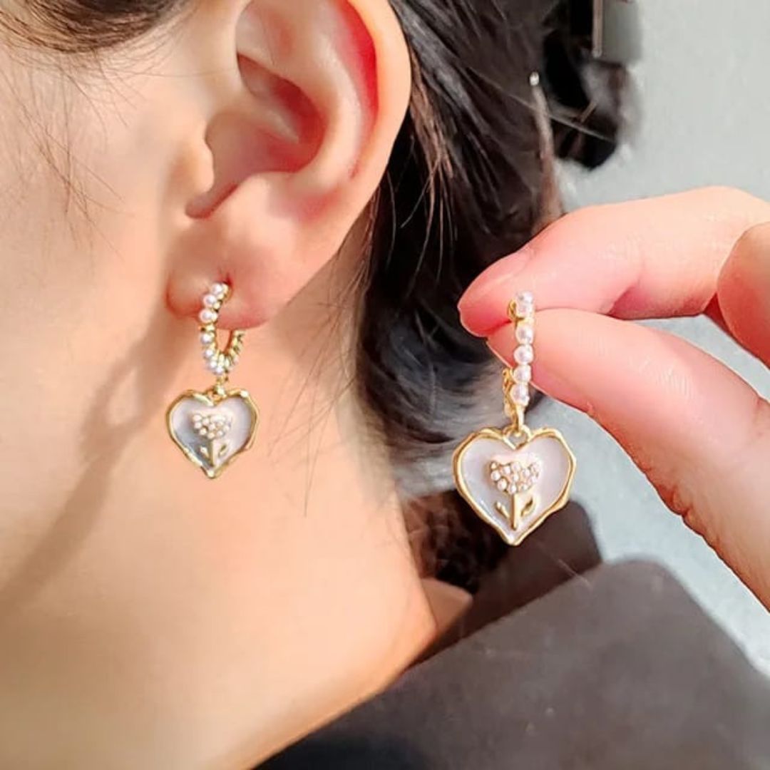 Princess Heart Earrings