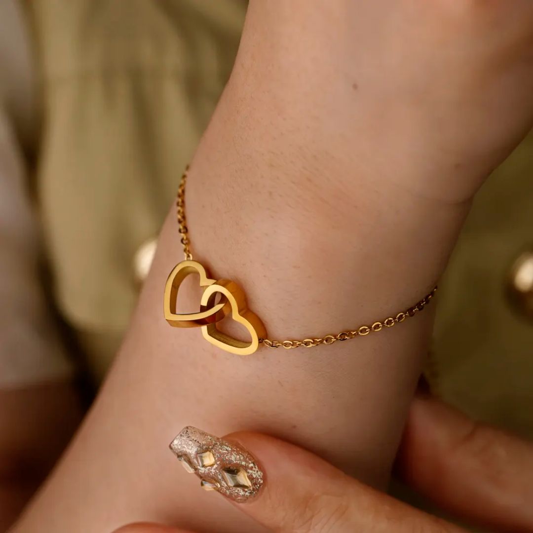 Linked Hearts Bracelet