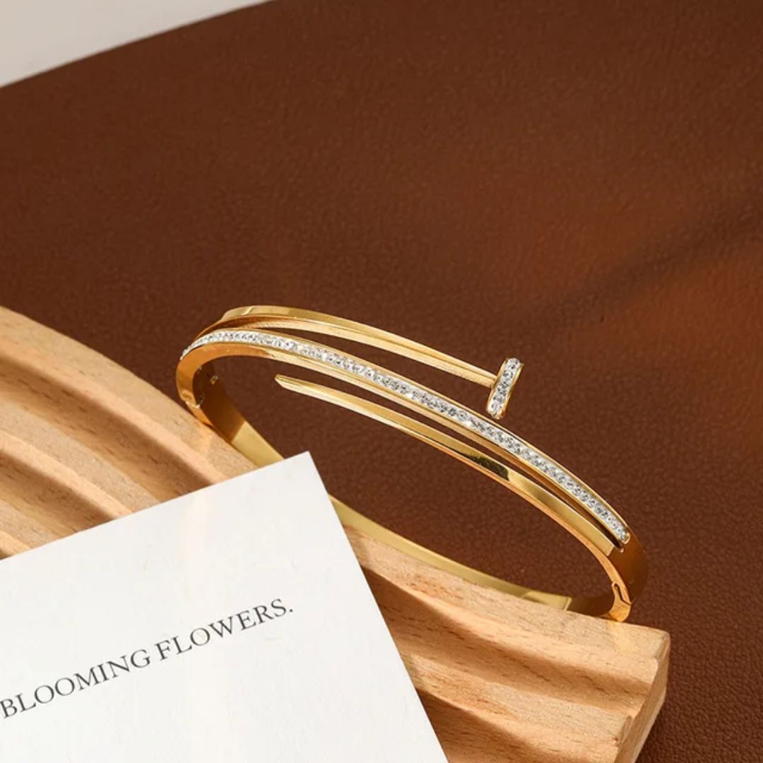 Three-Line Nail Bracelet