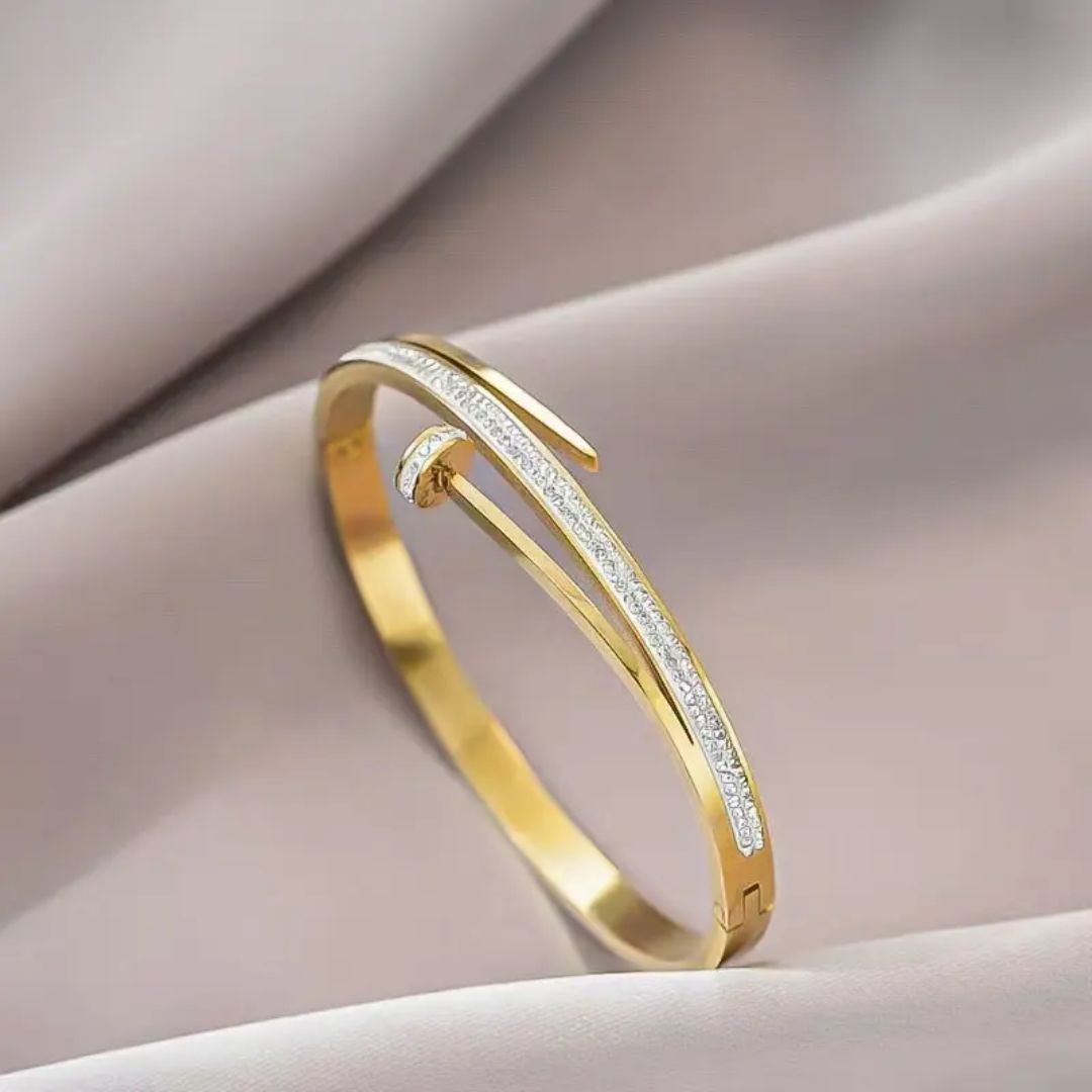 Three-Line Nail Bracelet