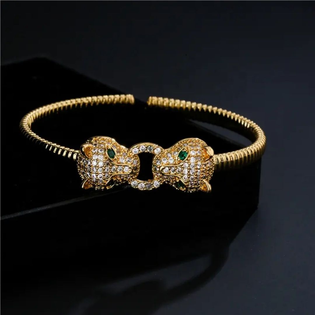 Panthera Cuff Statement Bracelet