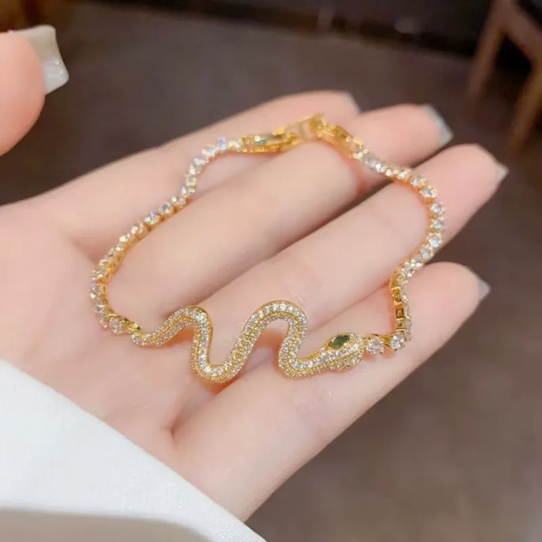 Serpentine Sparkle Bracelet