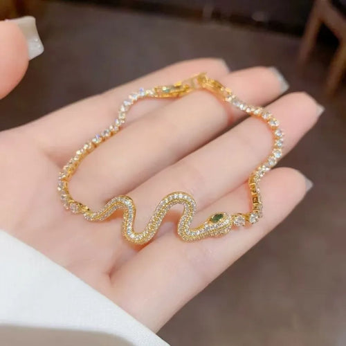 Serpentine Sparkle Bracelet