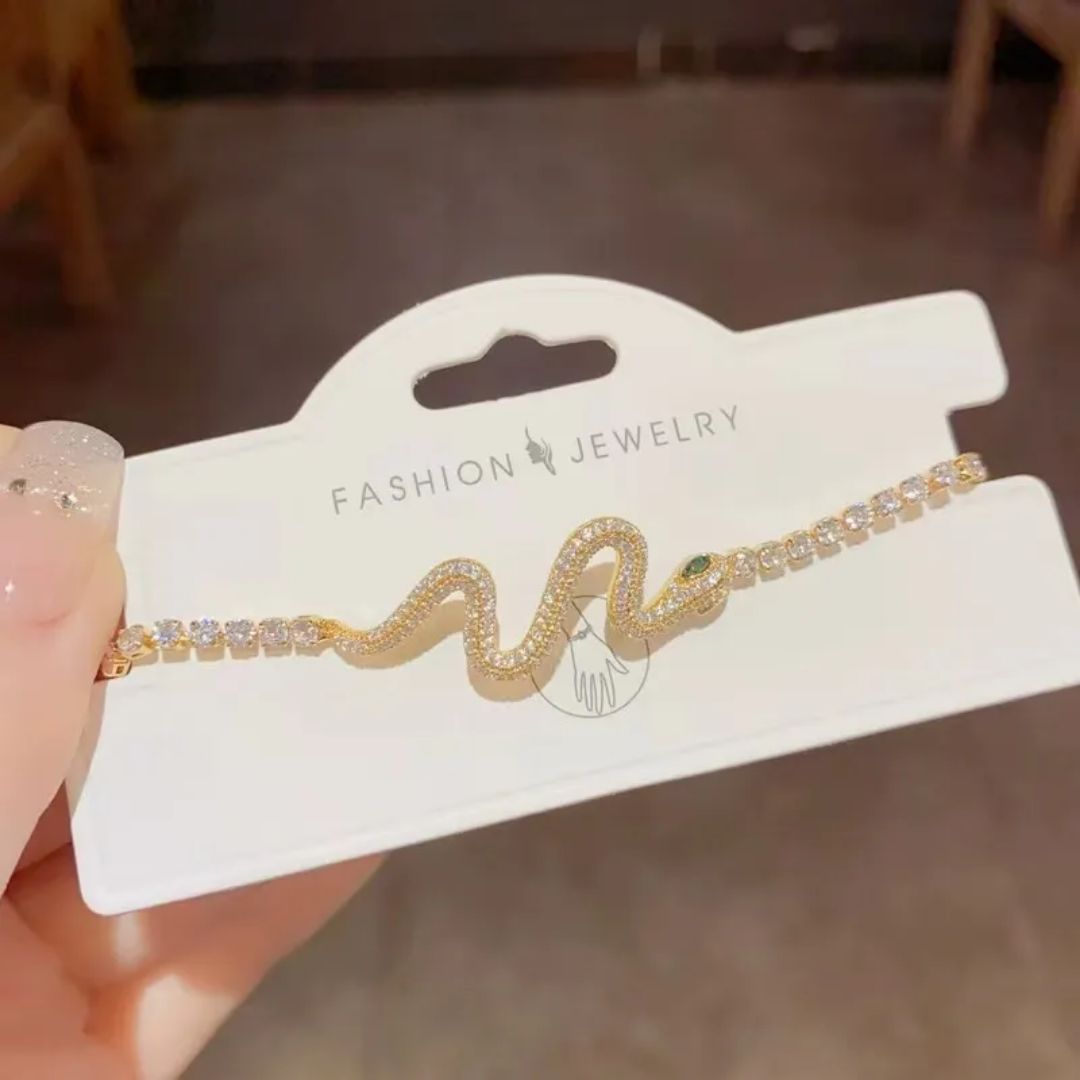 Serpentine Sparkle Bracelet