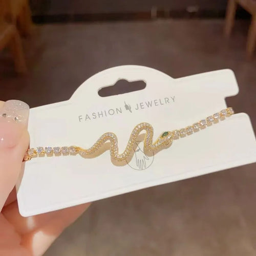 Serpentine Sparkle Bracelet
