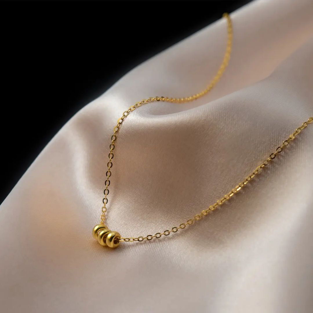 Triple Bead Necklace
